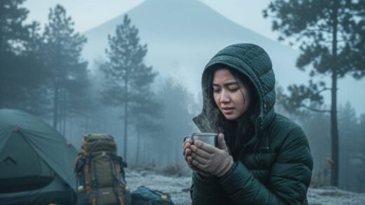 Menggigil saat mendaki