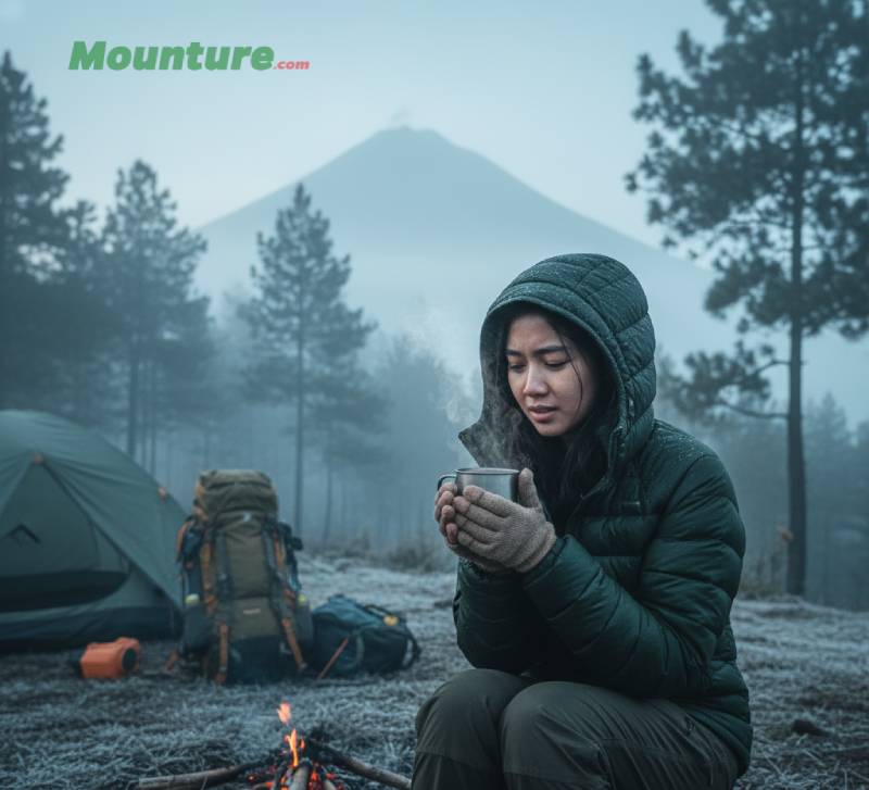 Menggigil saat mendaki