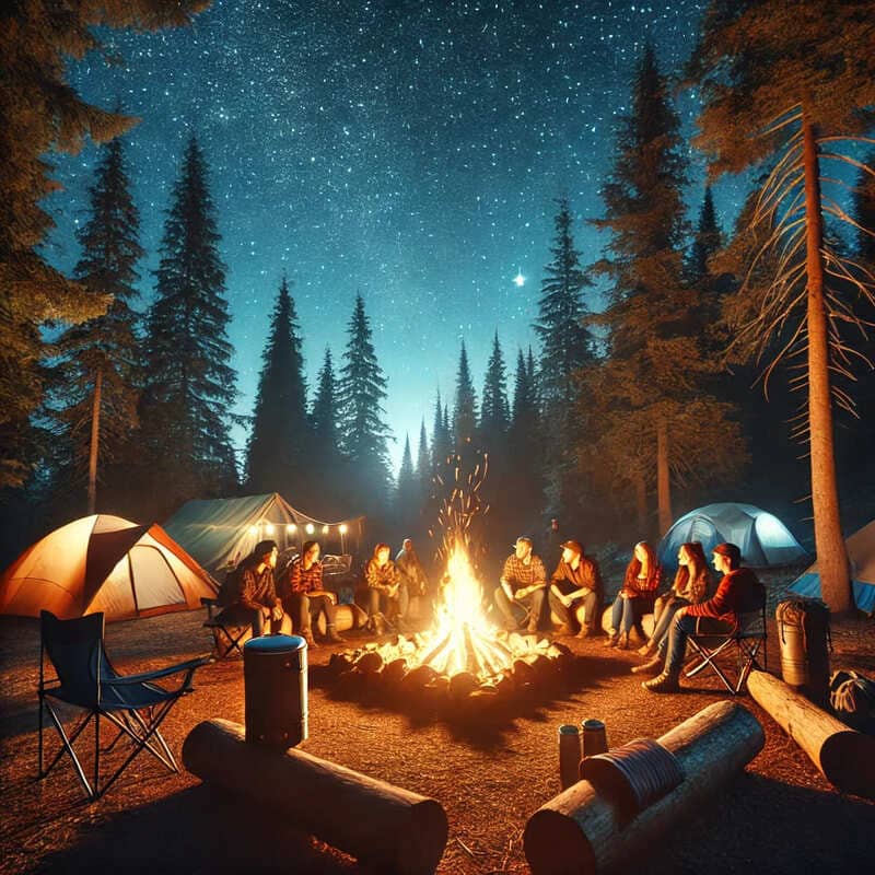 Camping dengan Teman