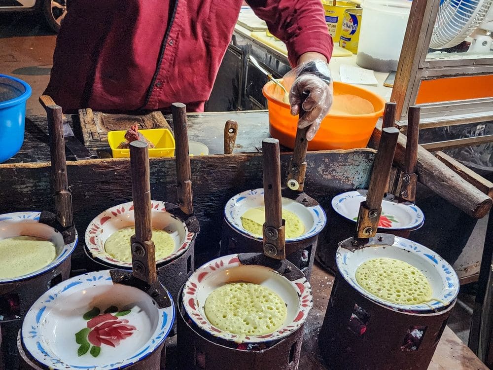 Salah satu makanan di Jalan Selat Panjang Medan