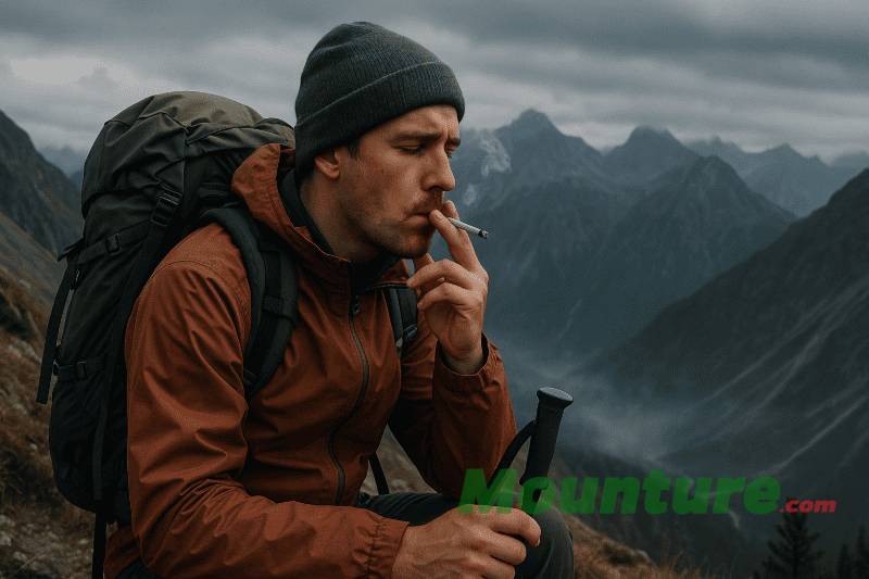 Bahaya Merokok saat Mendaki Gunung