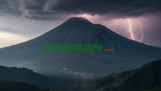 Petir di Gunung