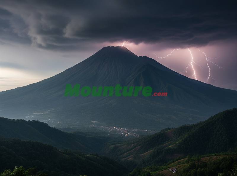 Petir di Gunung