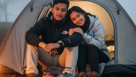 Dirikan Tenda bareng Pasangan