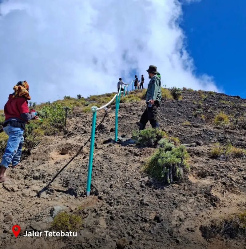 Perbaikan Jalur Pendakian Rinjani - Agustus 2025