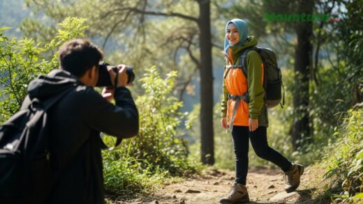 Motret di Gunung