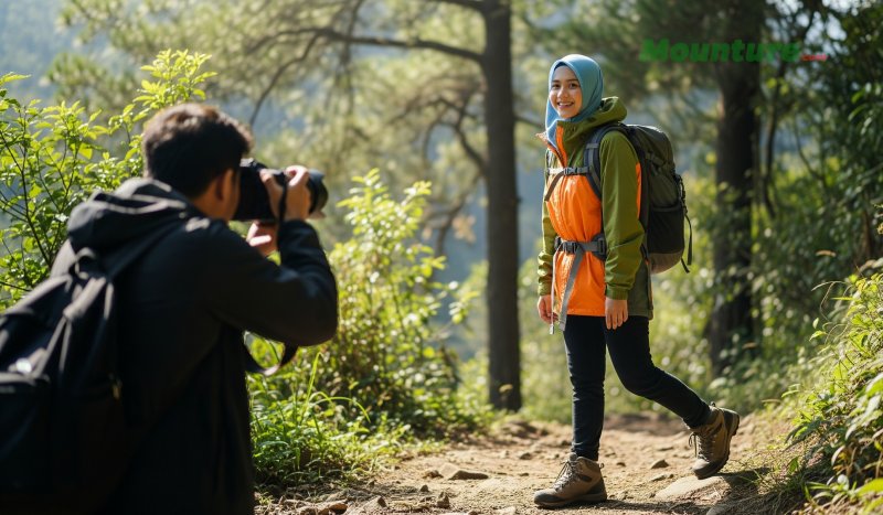 Motret di Gunung