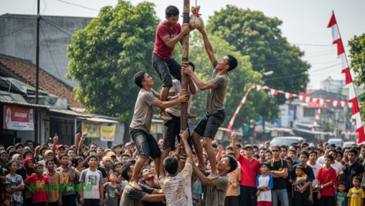 Lomba Panjat Pinang