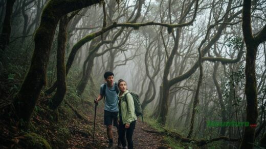 Suasana Horor di Gunung