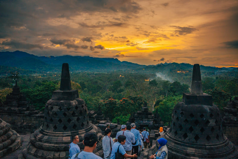 Borobudur Sunset