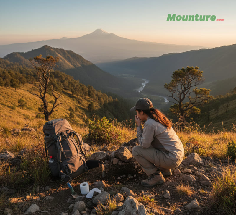 Buang Hajat di Gunung