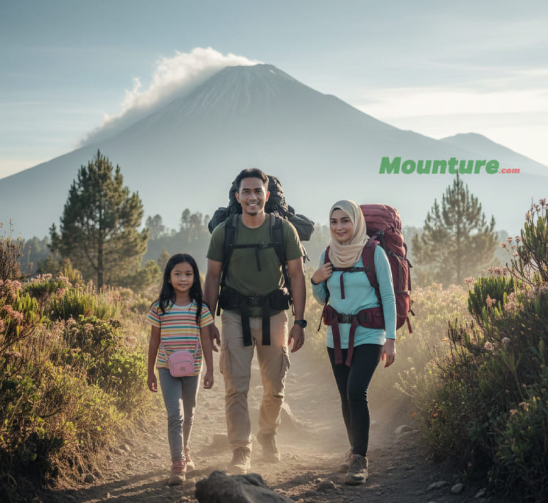 Mendaki Bareng Anak