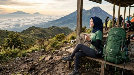 Istirahat di Gunung