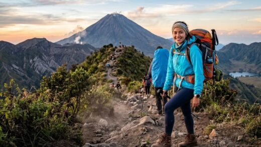 Pendaki Wanita Cantik