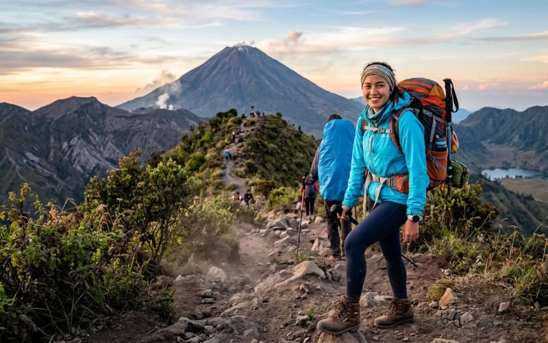 Pendaki Wanita Cantik