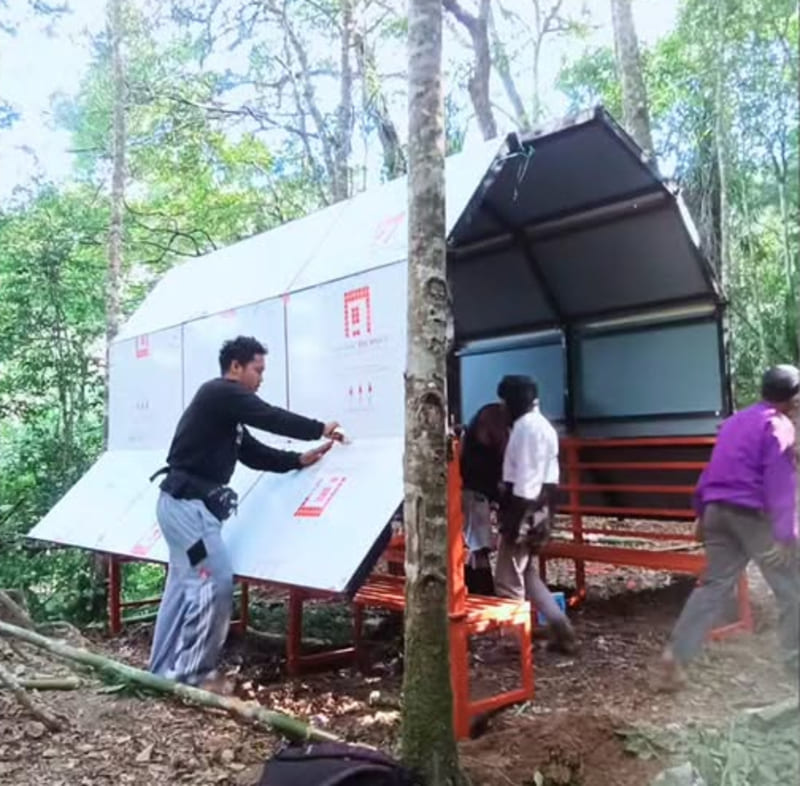 Shelter Rinjani via Aik Berik