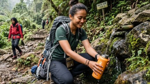 Sumber Air di Gunung