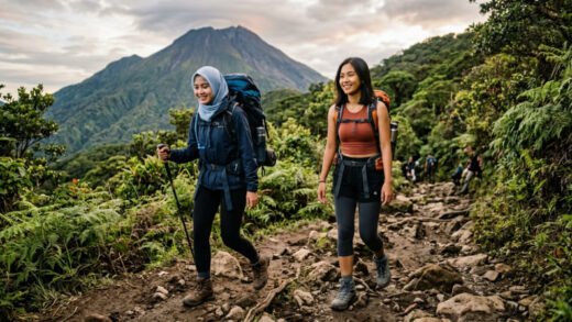 Pendaki Wanita Cantik